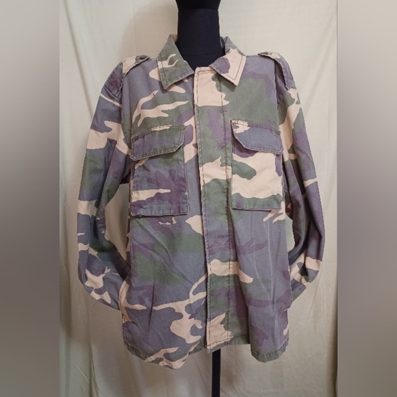 An Arrow Blue Jeans Co. Camouflage Army Military Hunting Field Jacket - Picture 5 of 16